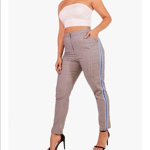 Side striped pants